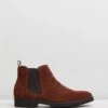 Thompson Suede Gusset Boots Brown By Double Oak Mills -Vionic AU Shop ic thompson suede gusset boots 873513