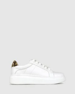 Tobie Lifestyle Sneakers White/Leopard By Betts