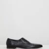 Toe Cap Oxford Black Deer Leather By Barrett -Vionic AU Shop ic toe cap oxford 725238