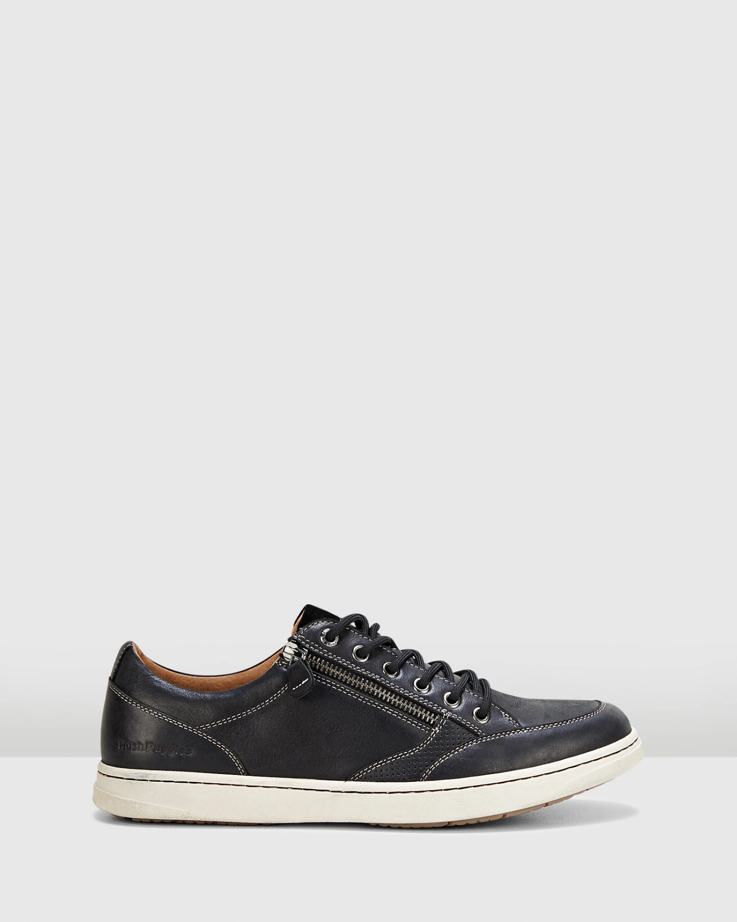 Trent Black Oiled Leather By Hush Puppies 3 Trent Black Oiled Leather By Hush Puppies