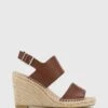 Vale Leather Open Toe Espadrille Wedges Brown By Wittner 1 Vale Leather Open Toe Espadrille Wedges Brown By Wittner -Vionic AU Shop ic vale leather open toe espadrille wedges 995982