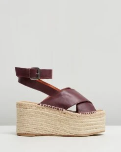 Vegas Burgundy By Alohas Sandals