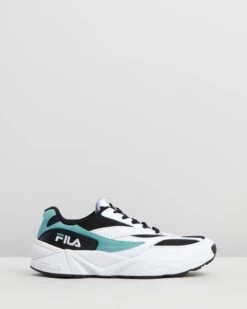 Venom Sneakers - Men's Black, Blue Curacoa & Violet Tulip By Fila