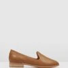 Vicky Casual Flats Tan Leather By Jo Mercer