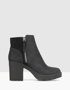 Vox Chunky Ankle Boots Black By Betts
