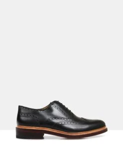 Walker Good Year Welted Brogue Black By Brando