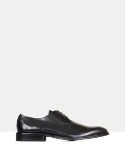 Wallis Leather Derby Shoes Black By Brando