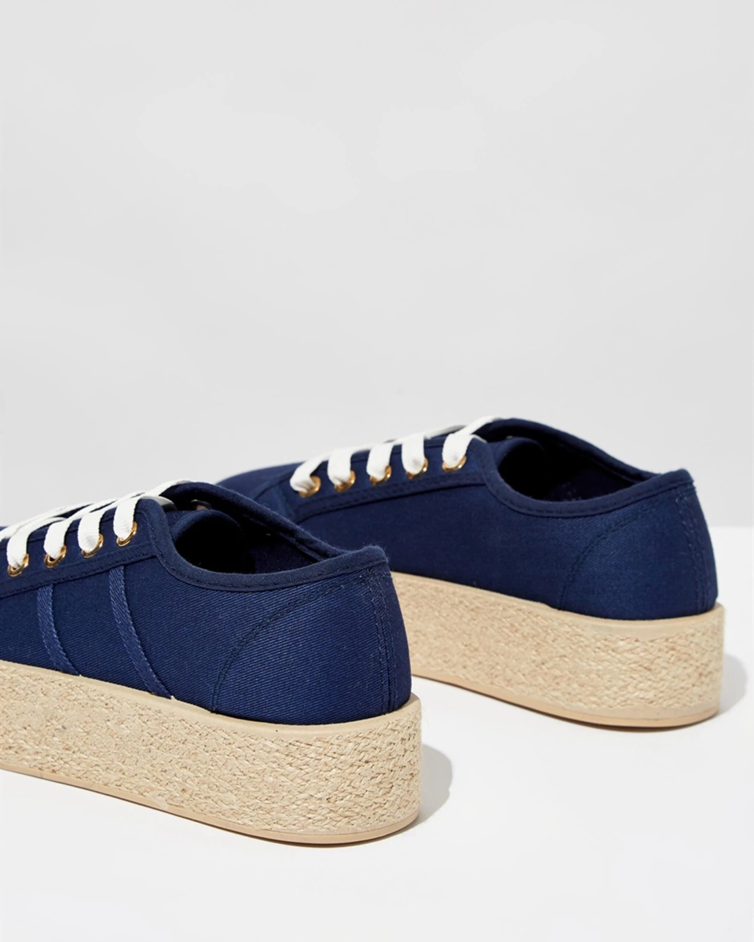 Willow Platform Espadrille Sneakers Navy Twill By Rubi 3 Willow Platform Espadrille Sneakers Navy Twill By Rubi