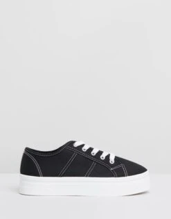 Willow Platform Sneakers Black Drill By Rubi
