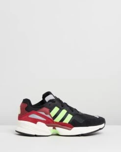 Yung-96 - Unisex Core Black, Solar Green & Collegiate Burgundy By Adidas Originals