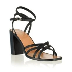 Kaat - Black Calf Leather By Siren Shoes