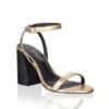 Kiara - Gold Metallic Kid By Siren Shoes -Vionic AU Shop kiara gold kid leather b 1