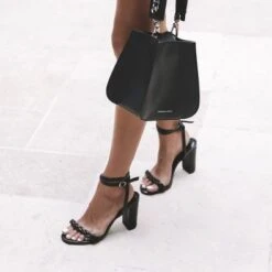 Laylah - Black Kid By Siren Shoes