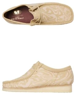 Mens Wu Tang Wallabee Lo Shoe Maple Multi