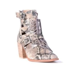 Meg - Natural Snake By Siren Shoes