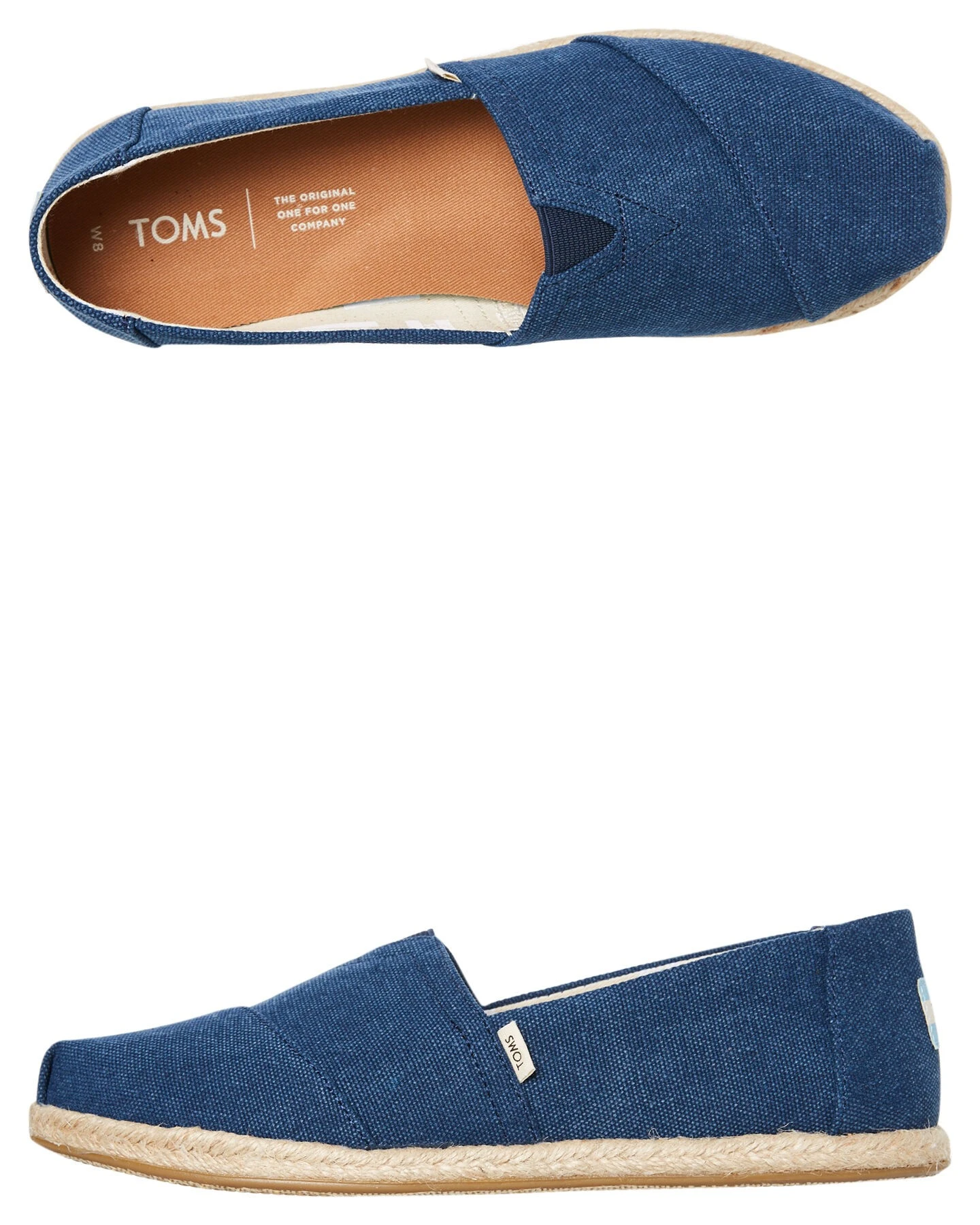 Womens Alpargata On Rope Shoe Navy Canvas 3 Womens Alpargata On Rope Shoe Navy Canvas