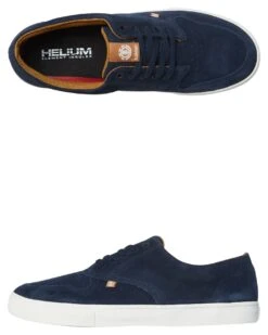 Topaz C3 Suede Shoe Navy Curry