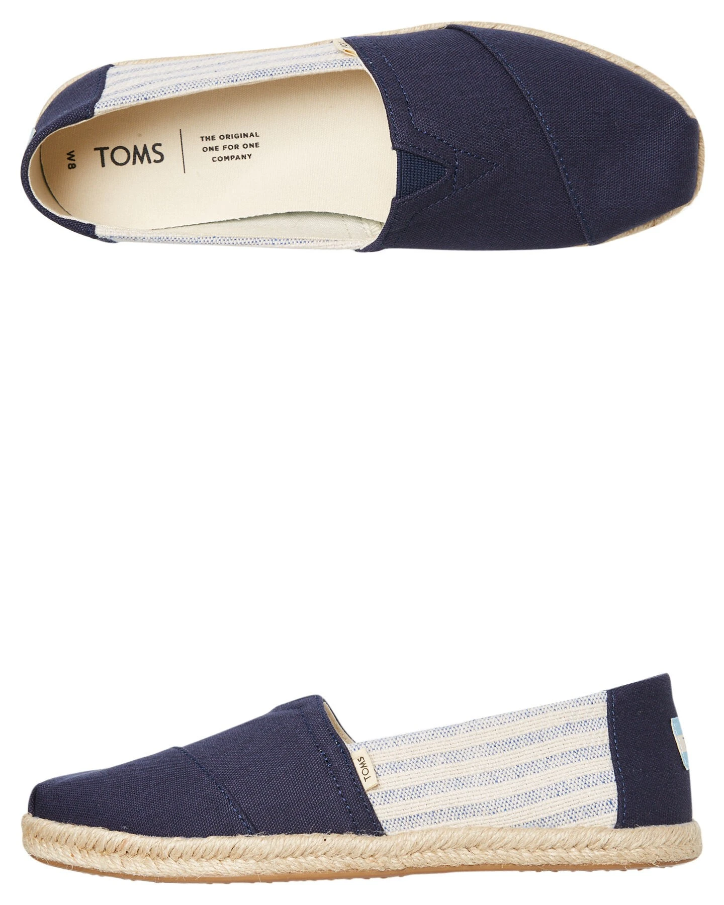 Womens Alpargata On Rope Shoe Navy University 3 Womens Alpargata On Rope Shoe Navy University