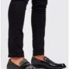 Faux Leather Chunky Loafer In Black -Vionic AU Shop pl mzz40835 img5e242bad666803.25481275