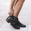 Samuel - Black Matte Leather By Siren Shoes -Vionic AU Shop samuel min 1