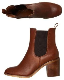 Womens Kansas Boot Tan Burnished