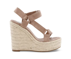 Buffy Blush Kid Suede Wedges By Tony Bianco Shoes