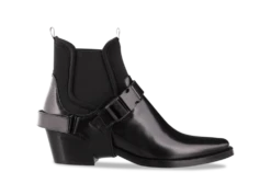 Darci Black Hi Shine Ankle Boots By Tony Bianco Shoes