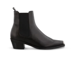 Derek Black Hi Shine Ankle Boots By Tony Bianco Shoes