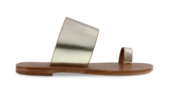 Flicka Platinum Nappa Metallic Flats By Tony Bianco Shoes