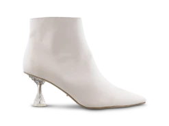 Glam Milk Capretto Ankle Boots By Tony Bianco Shoes
