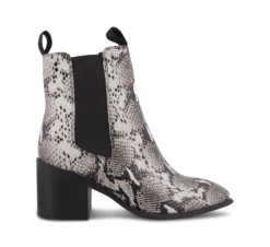 Hampton Natural Snake Ankle Boots By Tony Bianco Shoes