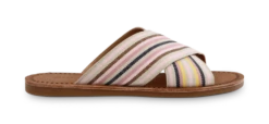 Harlow Neutral Weave Flats By Tony Bianco Shoes