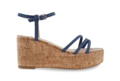 Jojo Indigo Denim Wedges By Tony Bianco Shoes