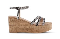 Jojo Natural Snake Wedges By Tony Bianco Shoes