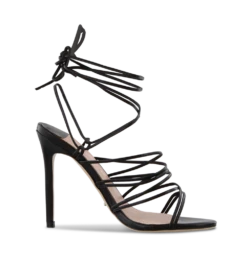 Keisha Black Kid Heels By Tony Bianco Shoes