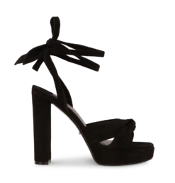 Lomax Black Kid Suede Heels By Tony Bianco Shoes