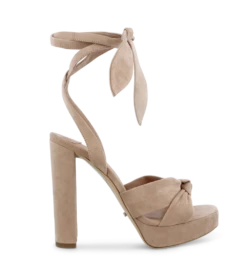 Lomax Blush Kid Suede Heels By Tony Bianco Shoes