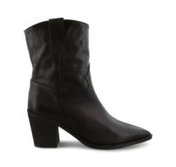 Scout Black Luxe Ankle Boots By Tony Bianco Shoes
