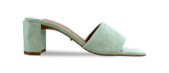 Storm Mint Kid Suede Heels By Tony Bianco Shoes
