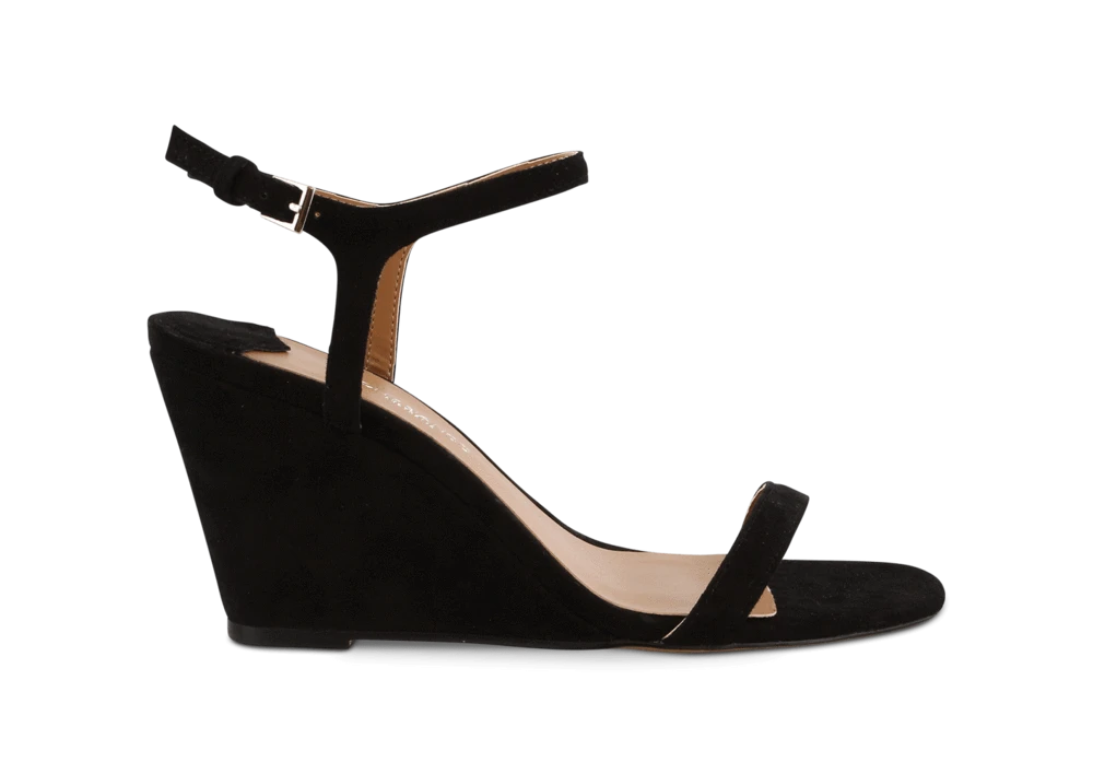Tanita Black Kid Suede Wedges By Tony Bianco Shoes 3 Tanita Black Kid Suede Wedges By Tony Bianco Shoes