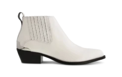 Wynston White Capretto Ankle Boots By Tony Bianco Shoes