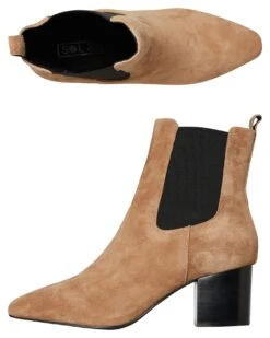 Womens Teddy Boot Tobacco Suede