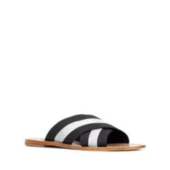 Tropez - Black/White By Siren Shoes