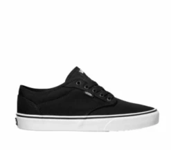 (Canvas) Black/White - ATWOOD (CANVAS) BLACK/WHITE Sale Shoes By Vans