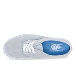 (Chambray) Alaskan Blue/True White - Authentic Alaskan Cambray Blue Sale Shoes By Vans