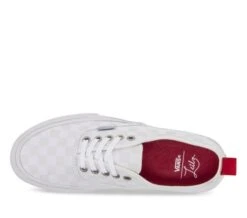 (Leila Hurst) White/Checkerboard - Authentic SF Leila Hurst Sale Shoes By Vans