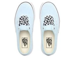 (Checkerboard Lace) Cool Blue/True White - Authetnic Platform 2.0 Cool Blue Sale Shoes By Vans