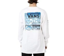 White - AVE CHROME LONG SLEEVE SHIRT WHITE Sale Shoes By Vans