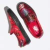 (Festival Satin) Red/Black - Classic Slip On Festival Satin Sale Shoes By Vans -Vionic AU Shop va classic slip on festival satin vna38f7ulp red img5e24532202ff31.76026484