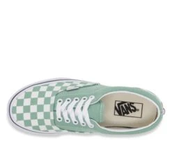 (Checkerboard) Neptune Green/True White - Era Checkerboard Neptune Green/True White Sale Shoes By Vans